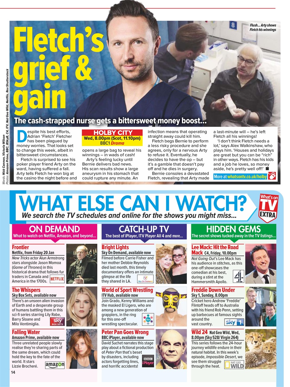 What's on TV Preview Pages