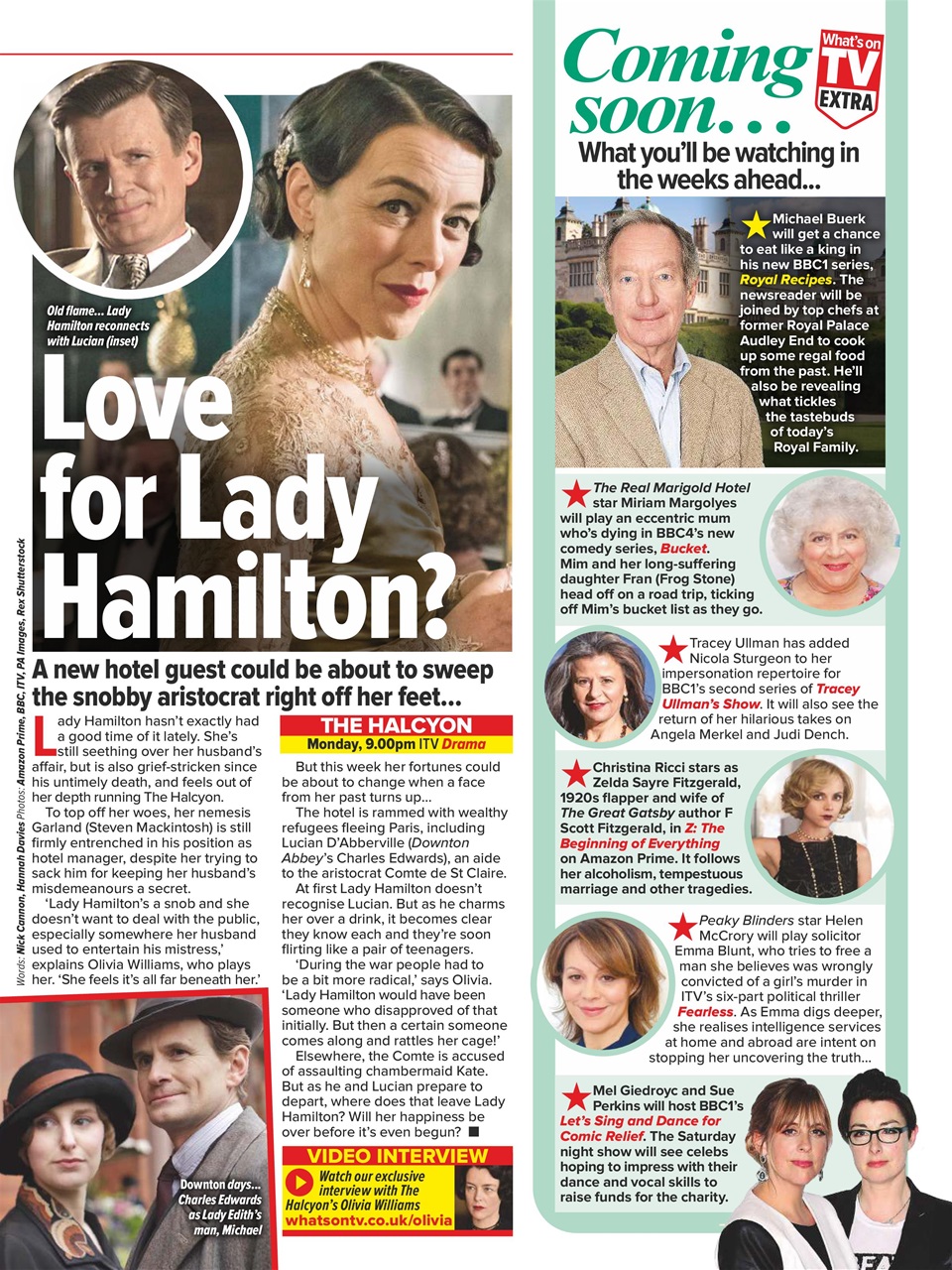 What's on TV Preview Pages