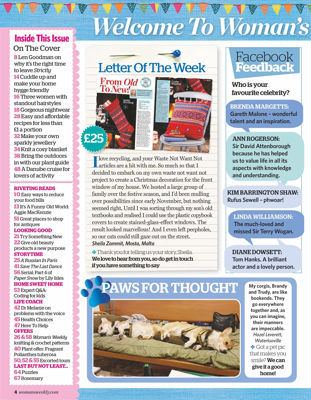 Woman's Weekly Preview Pages