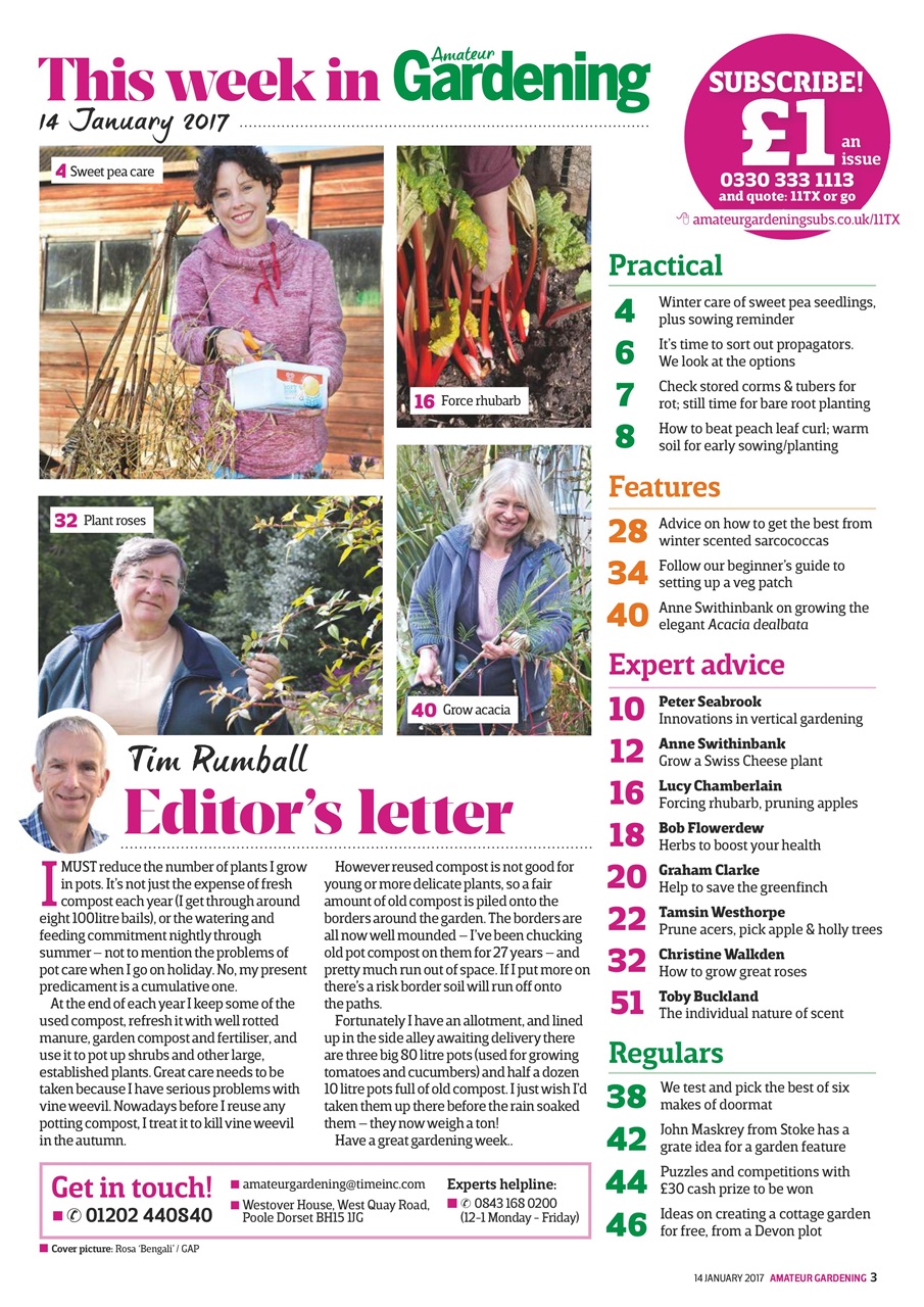 Amateur Gardening Preview Pages
