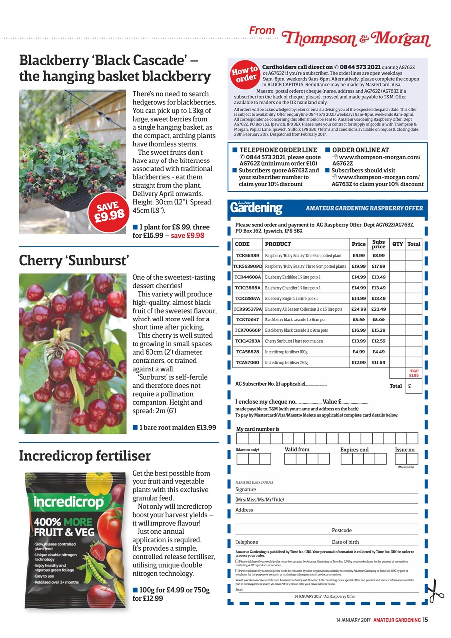 Amateur Gardening Preview Pages