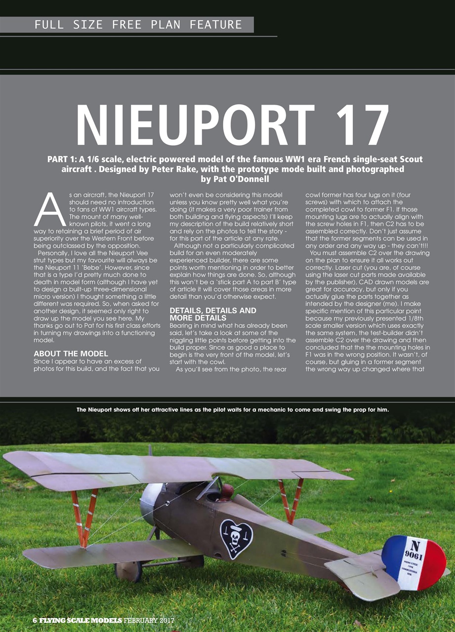 Radio Control Model Flyer Preview Pages