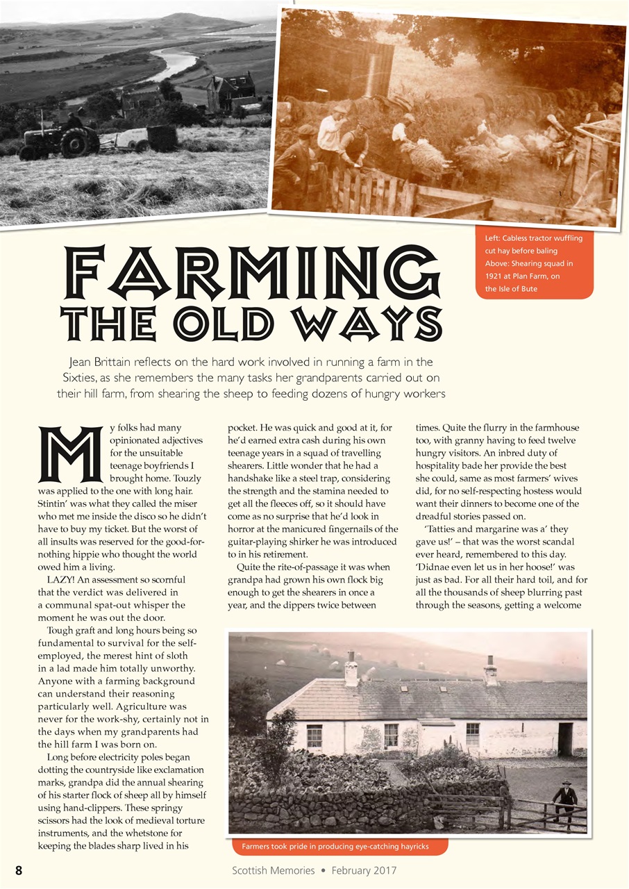 Scottish Memories Preview Pages