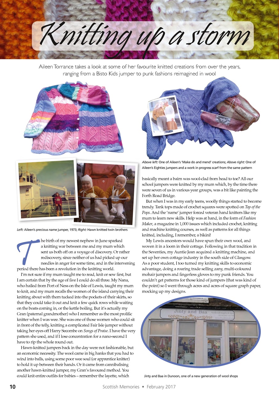 Scottish Memories Preview Pages