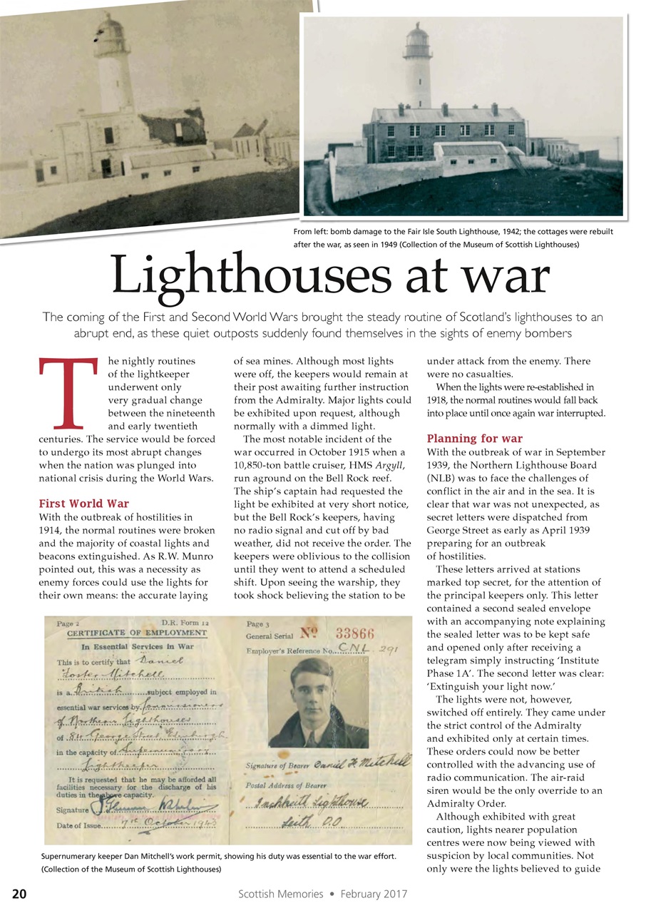 Scottish Memories Preview Pages