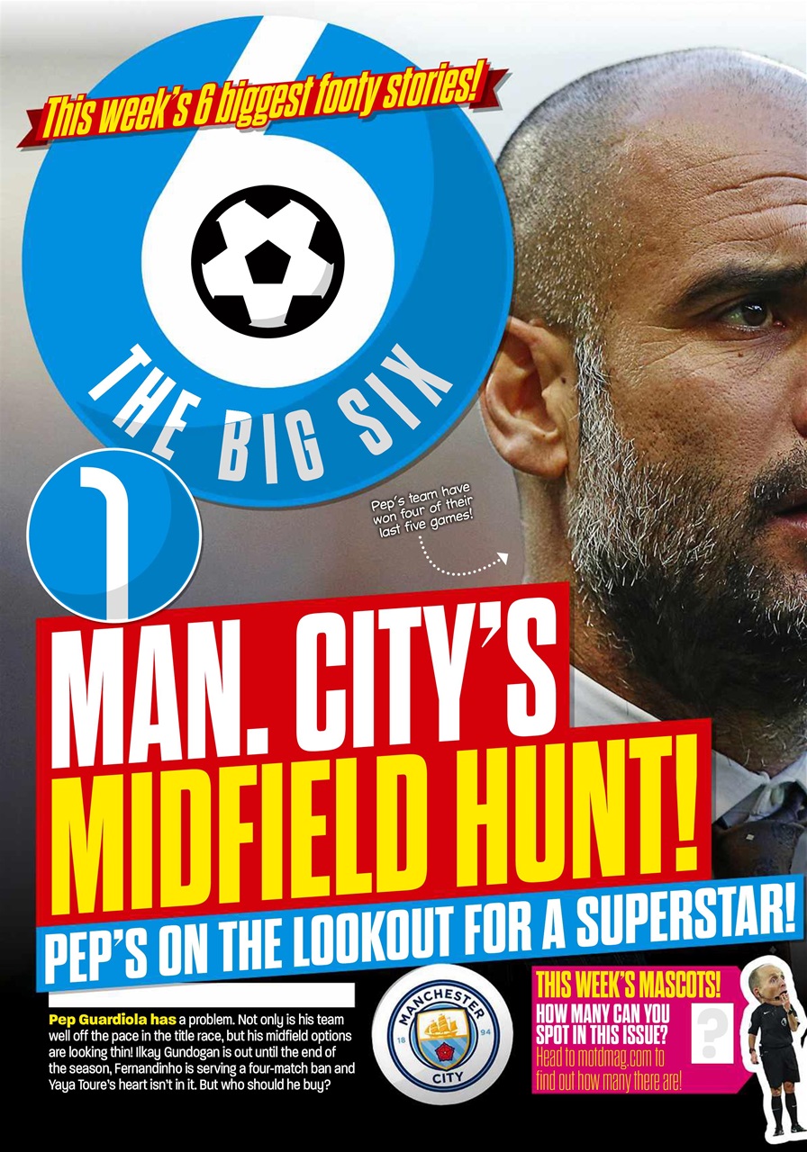 Match of the Day Preview Pages