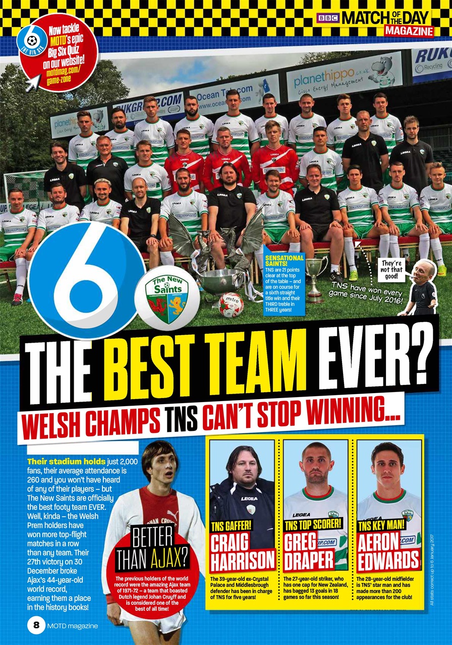 Match of the Day Preview Pages