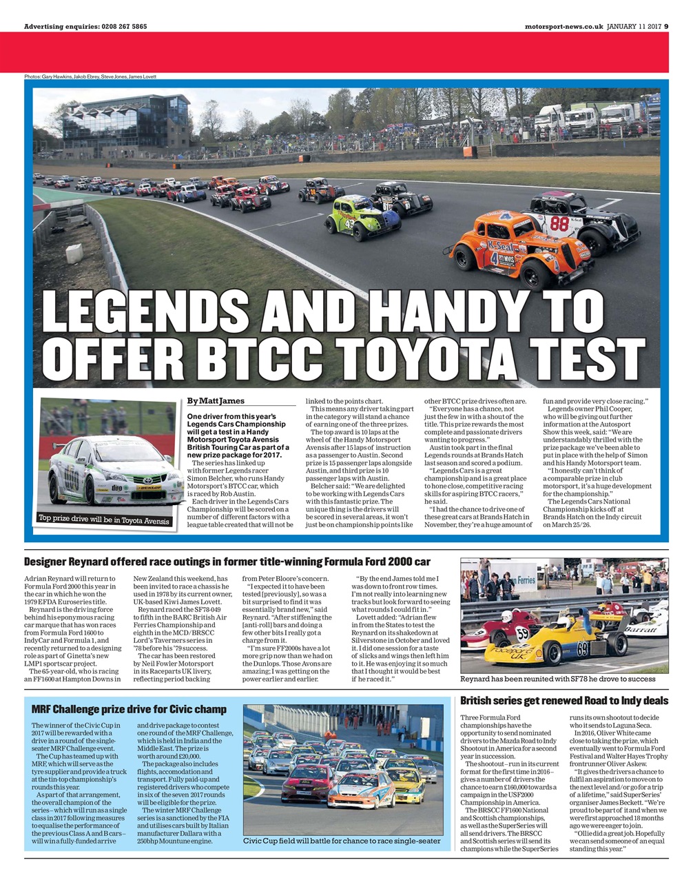 Motorsport News Preview Pages