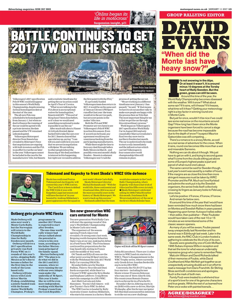 Motorsport News Preview Pages