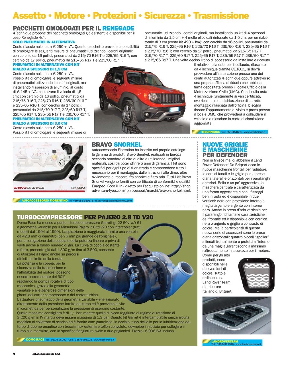 Elaborare 4x4 Preview Pages