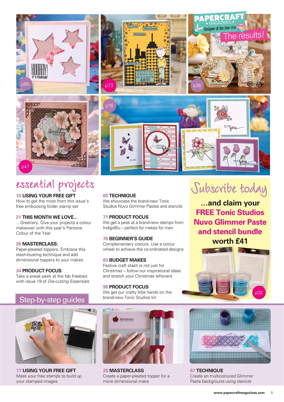 Papercraft Essentials Preview Pages