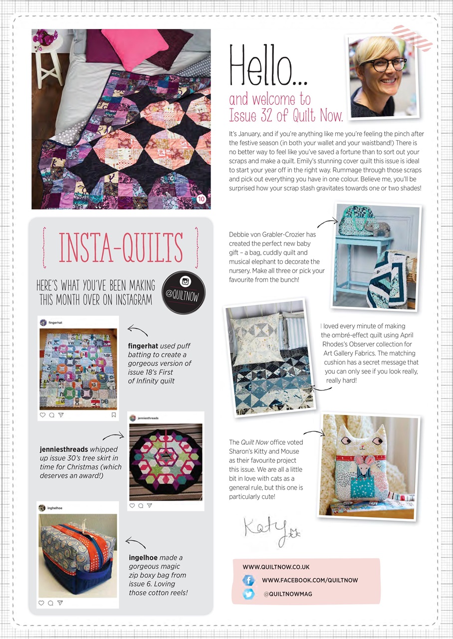 Quilt Now Preview Pages