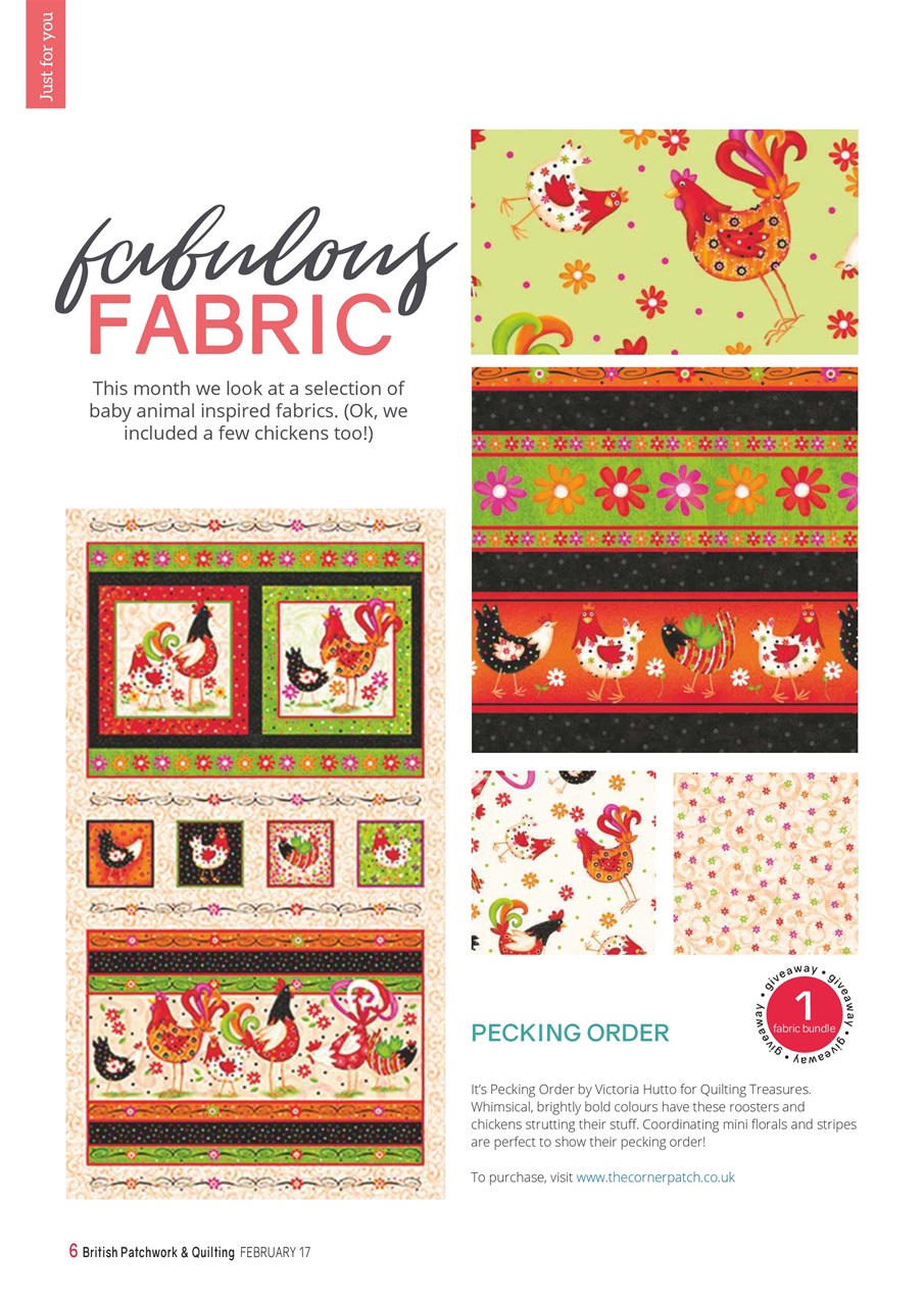 Patchwork and Quilting Preview Pages