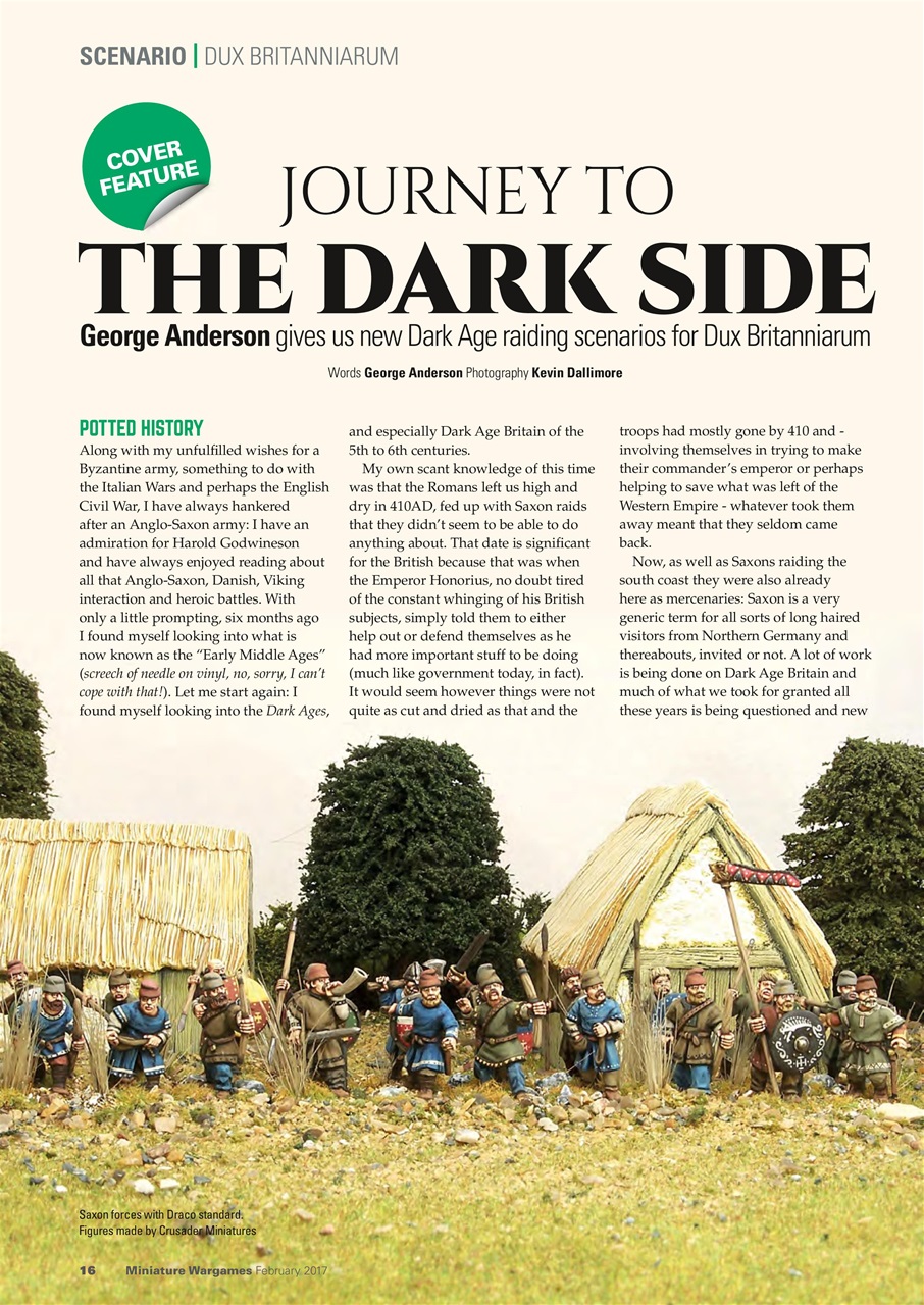 Miniature Wargames Preview Pages