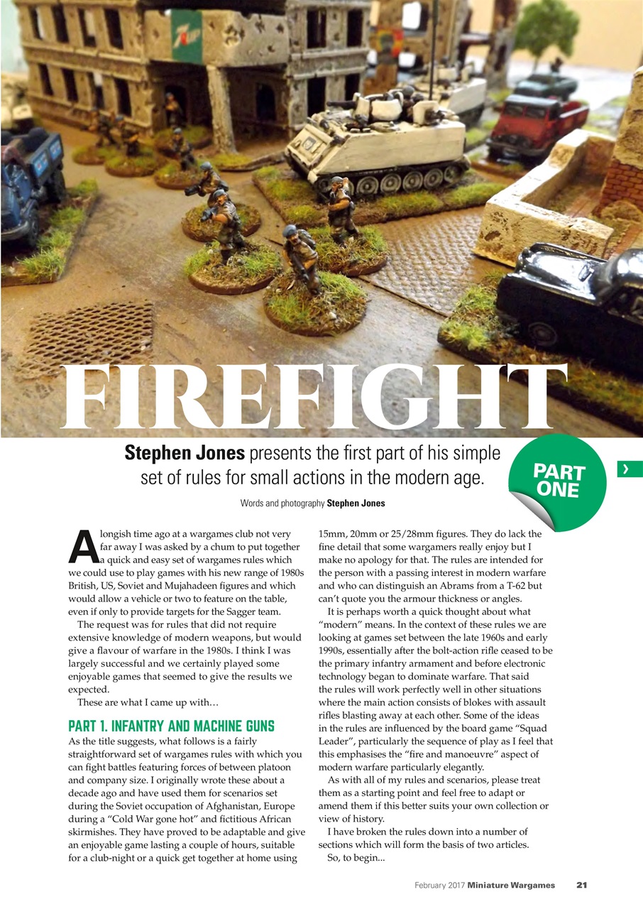 Miniature Wargames Preview Pages