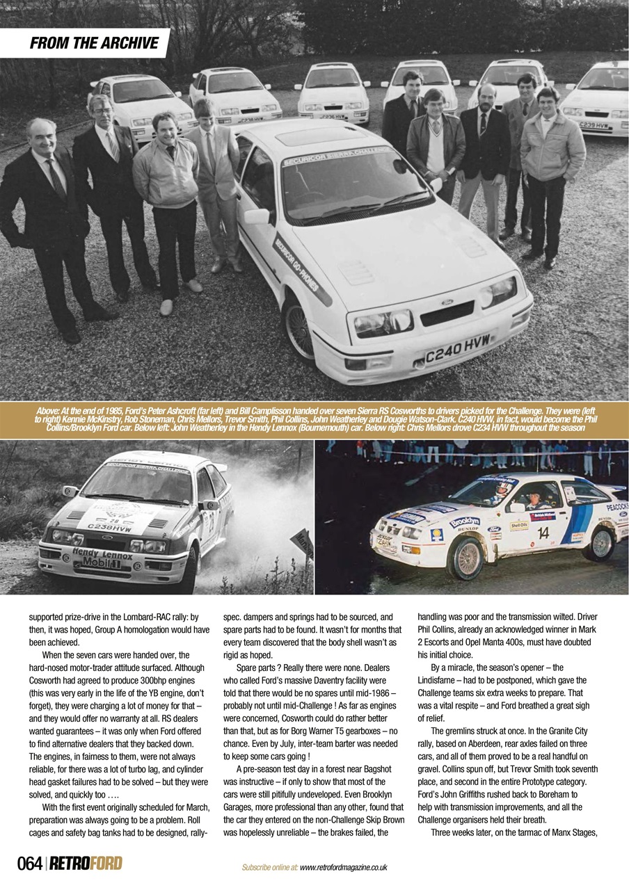 Retro Ford Preview Pages