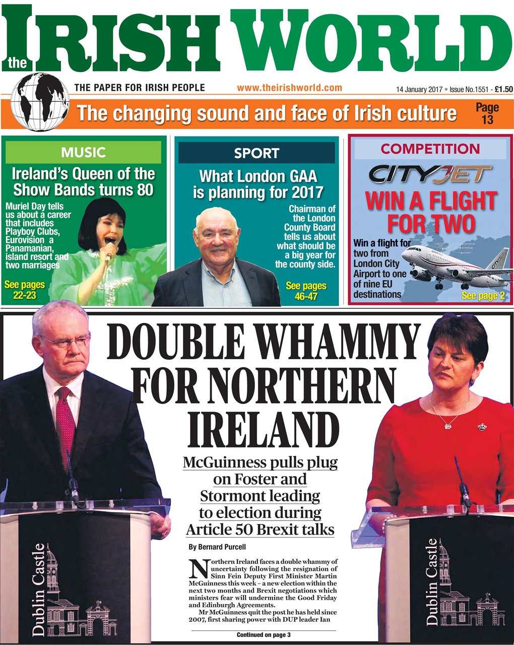 Irish World Preview Pages