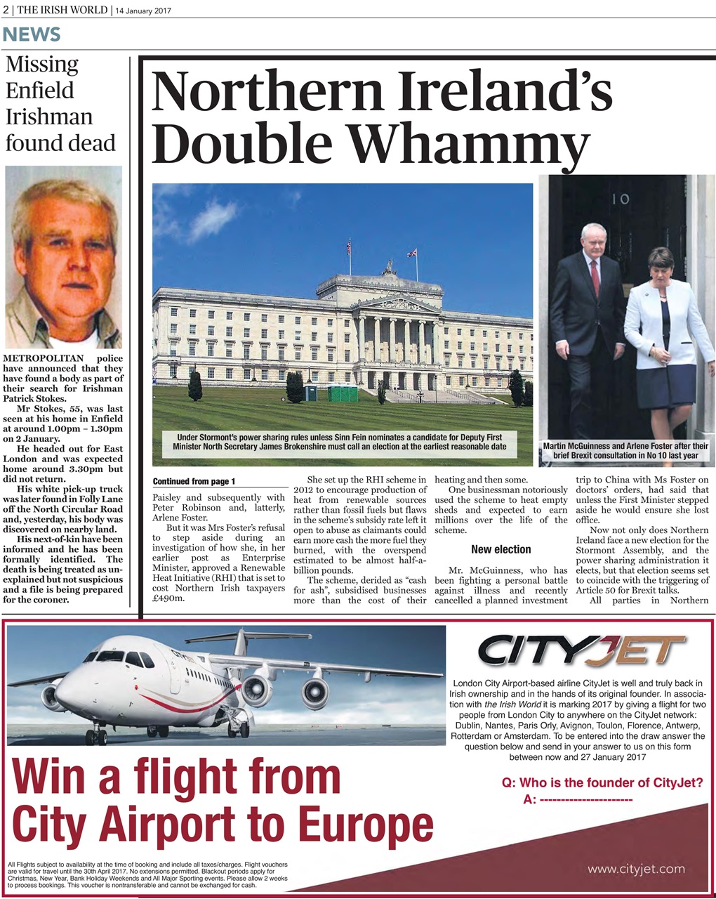 Irish World Preview Pages