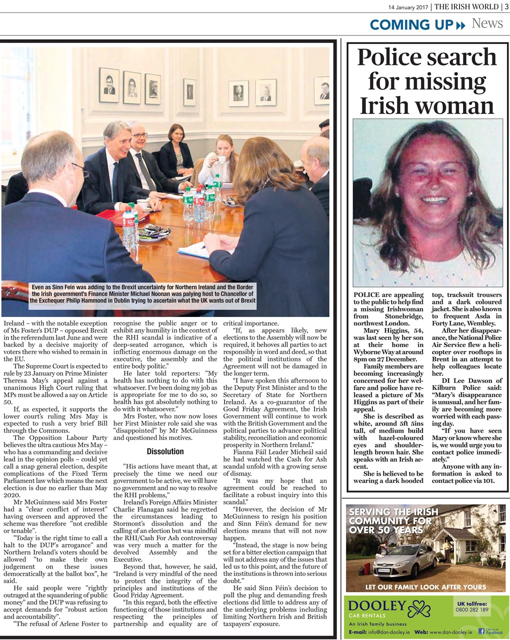 Irish World Preview Pages