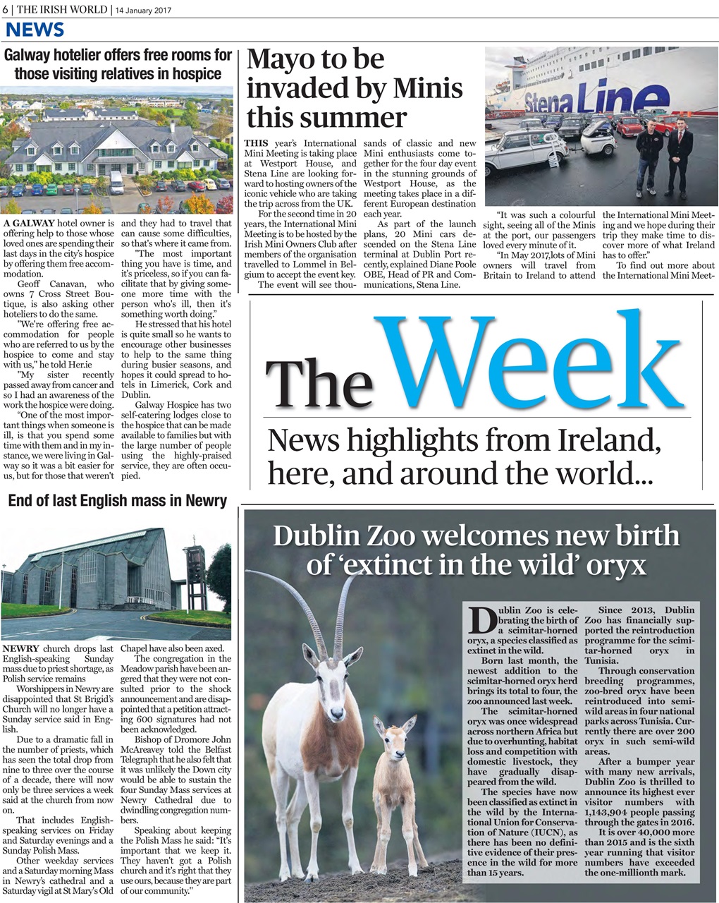 Irish World Preview Pages