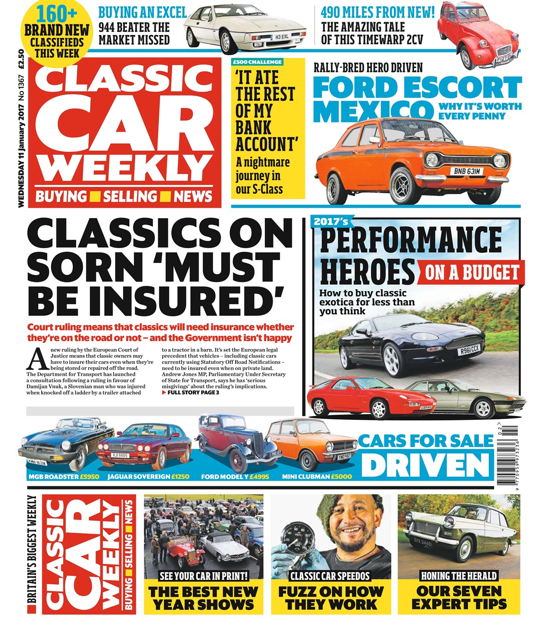 Classic Car Weekly Preview Pages