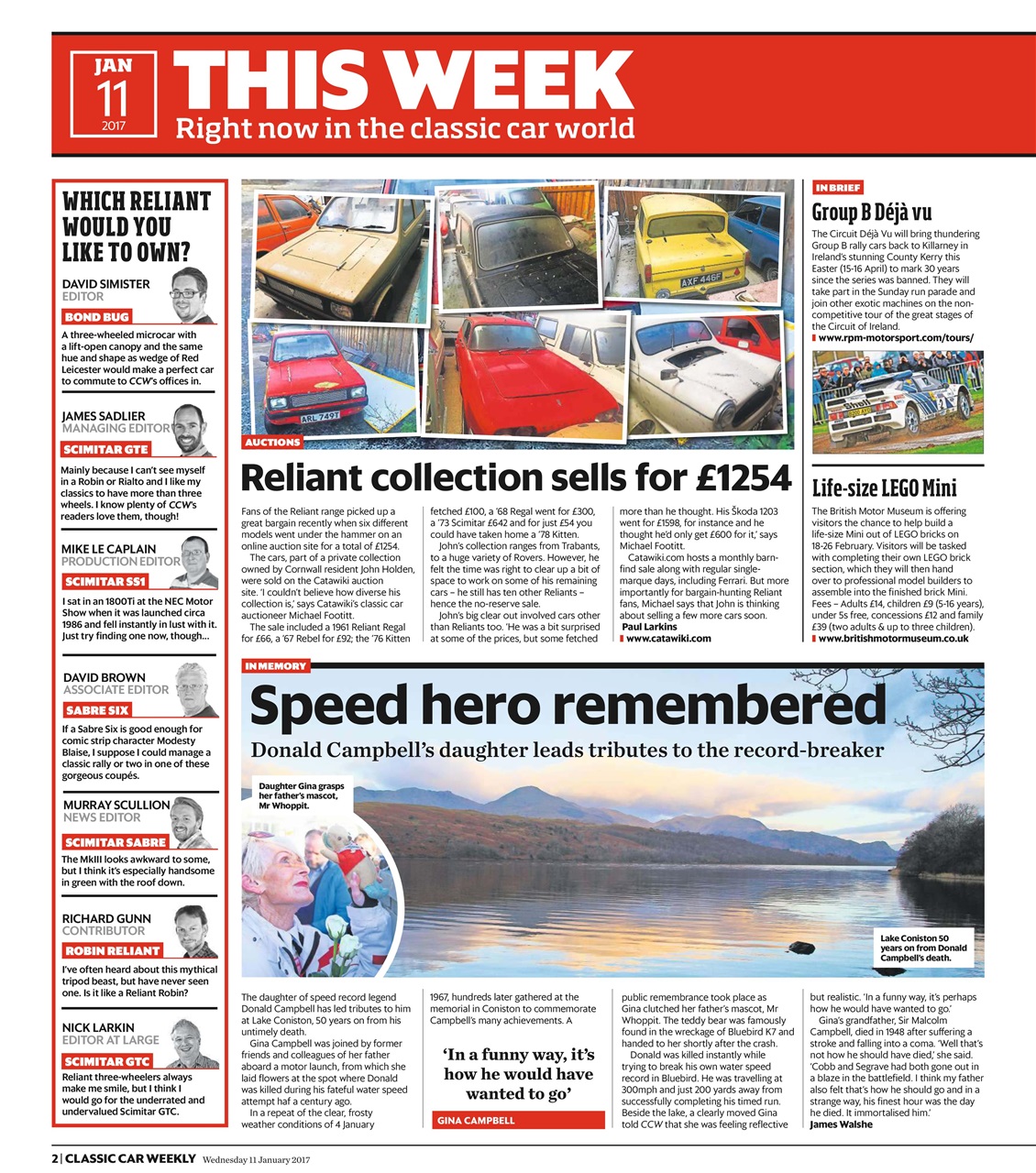 Classic Car Weekly Preview Pages