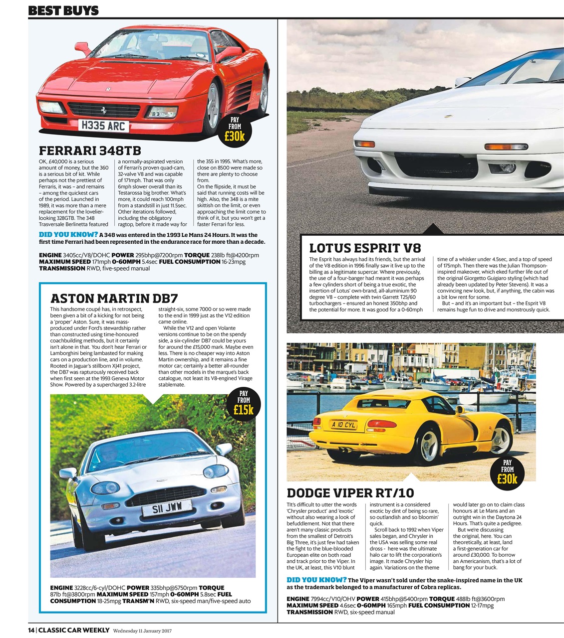 Classic Car Weekly Preview Pages