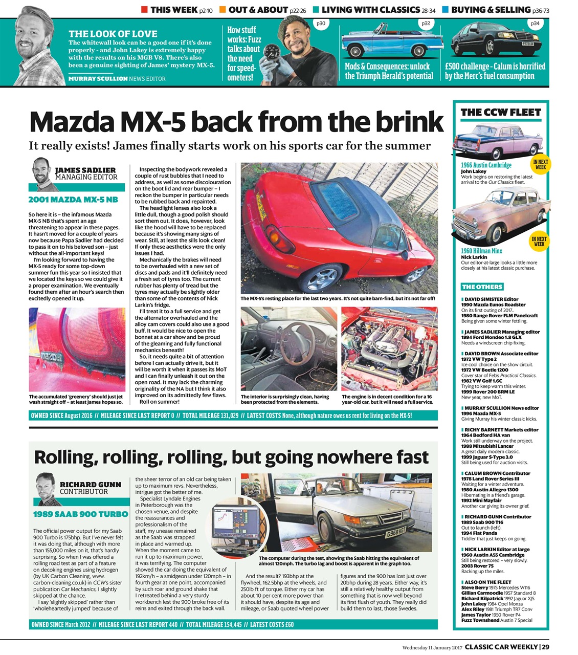 Classic Car Weekly Preview Pages
