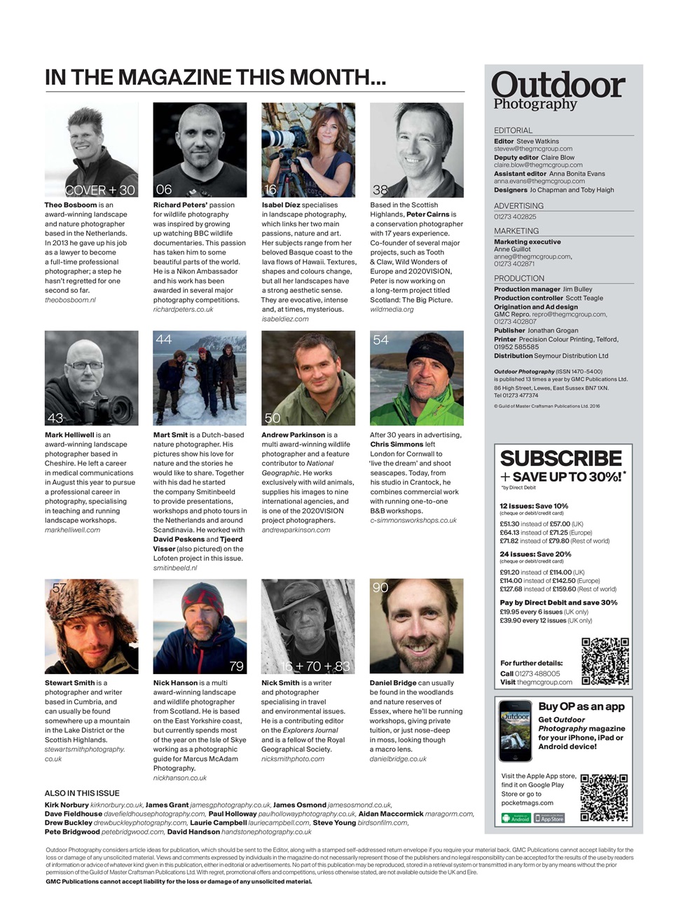 Outdoor Photography Preview Pages