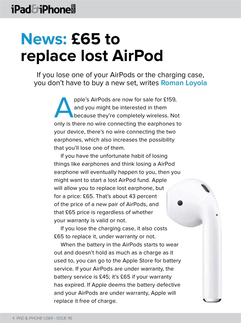 iPad and iPhone User Preview Pages