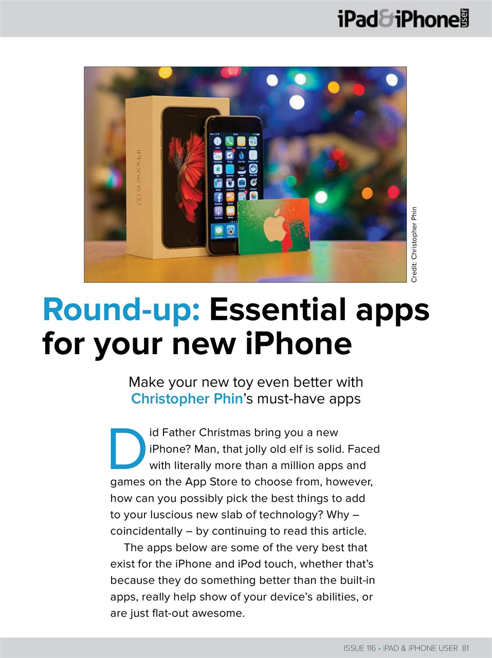 iPad and iPhone User Preview Pages
