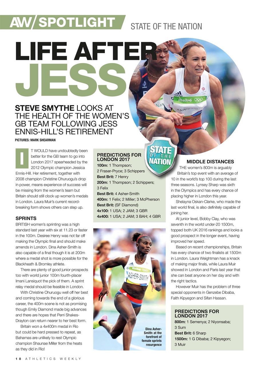 AW – Athletics Weekly Magazine Preview Pages