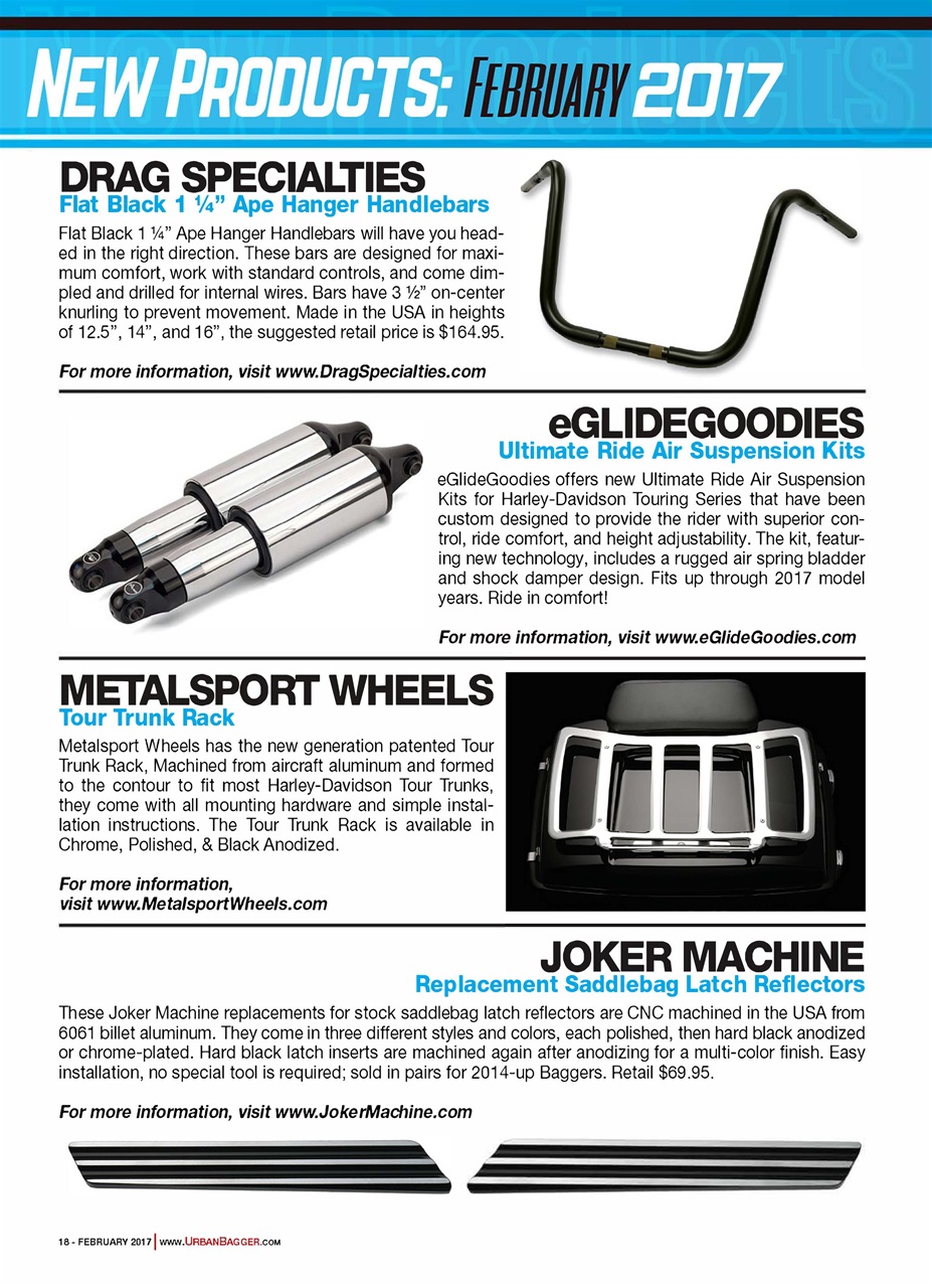 Urban Bagger Preview Pages