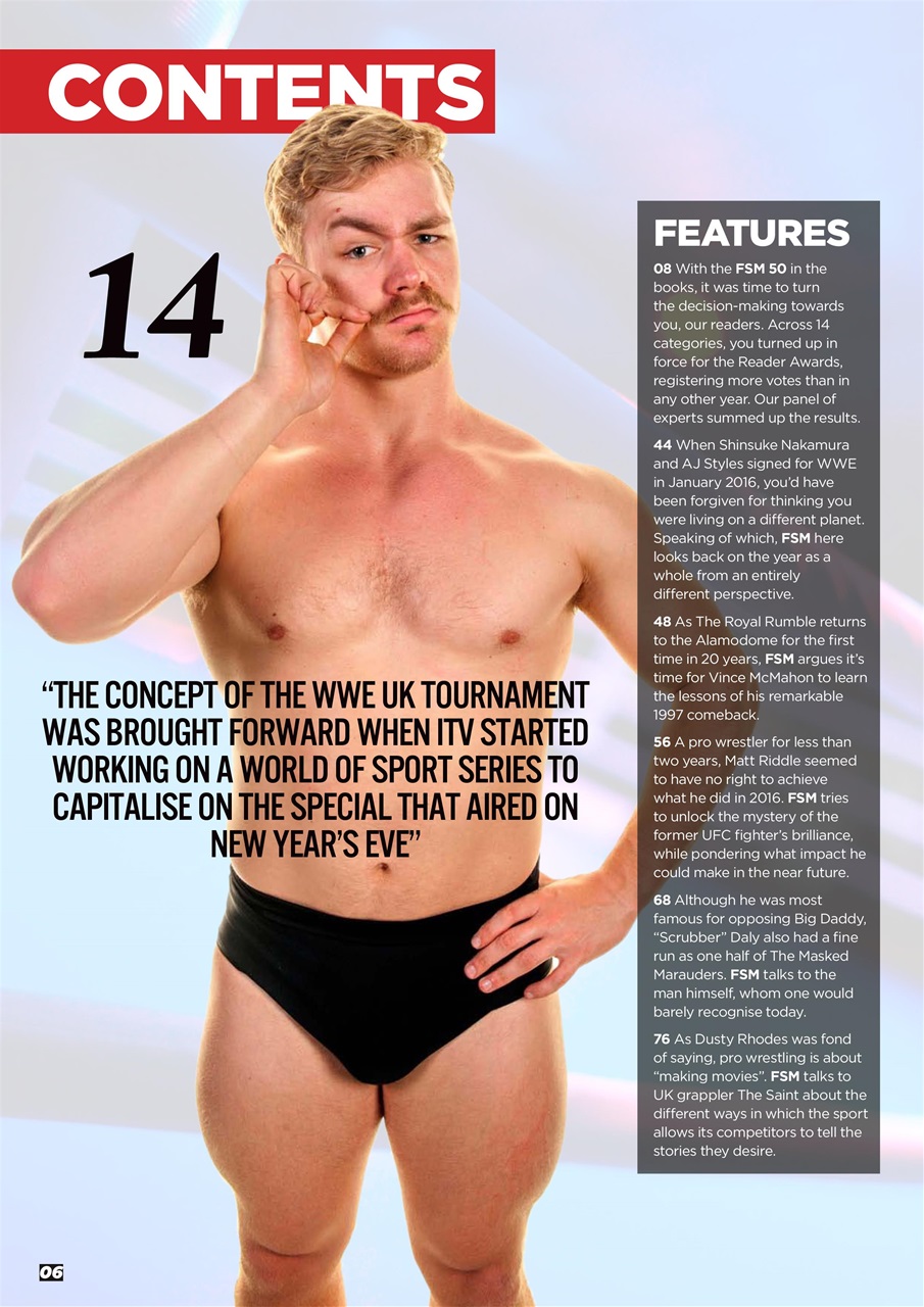 Wrestletalk Magazine Preview Pages