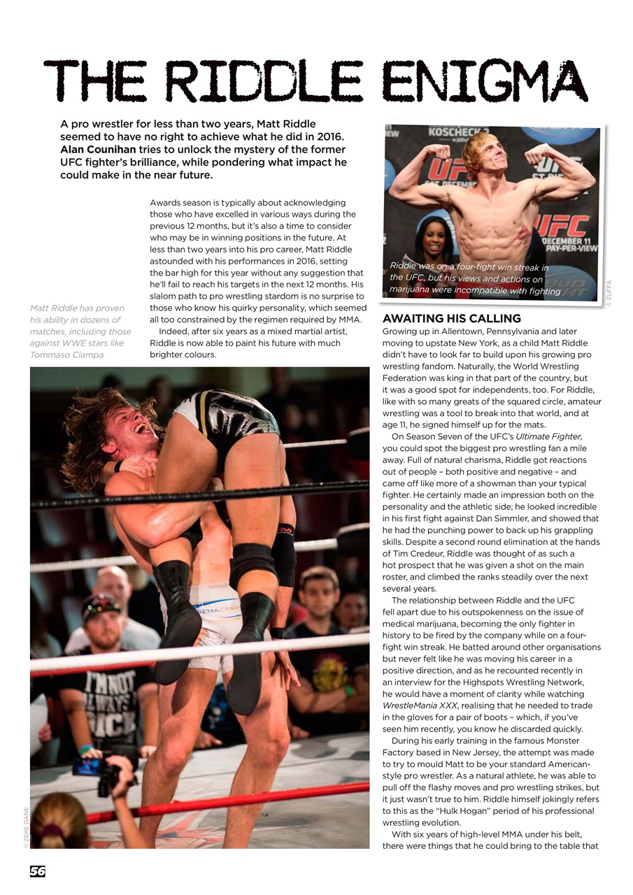 Wrestletalk Magazine Preview Pages