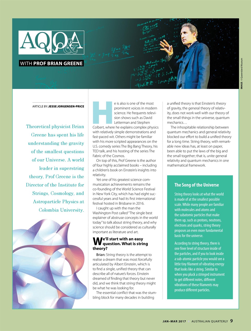 AQ: Australian Quarterly Preview Pages
