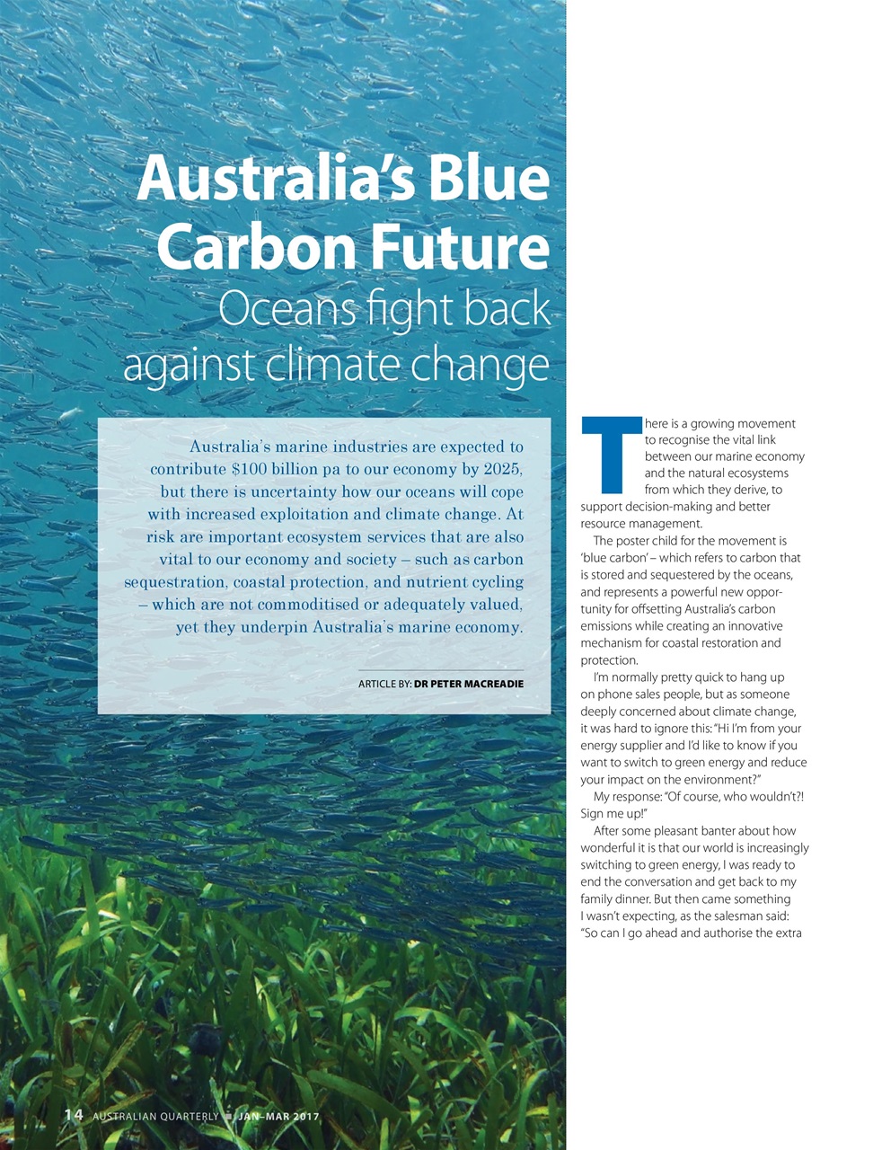 AQ: Australian Quarterly Preview Pages