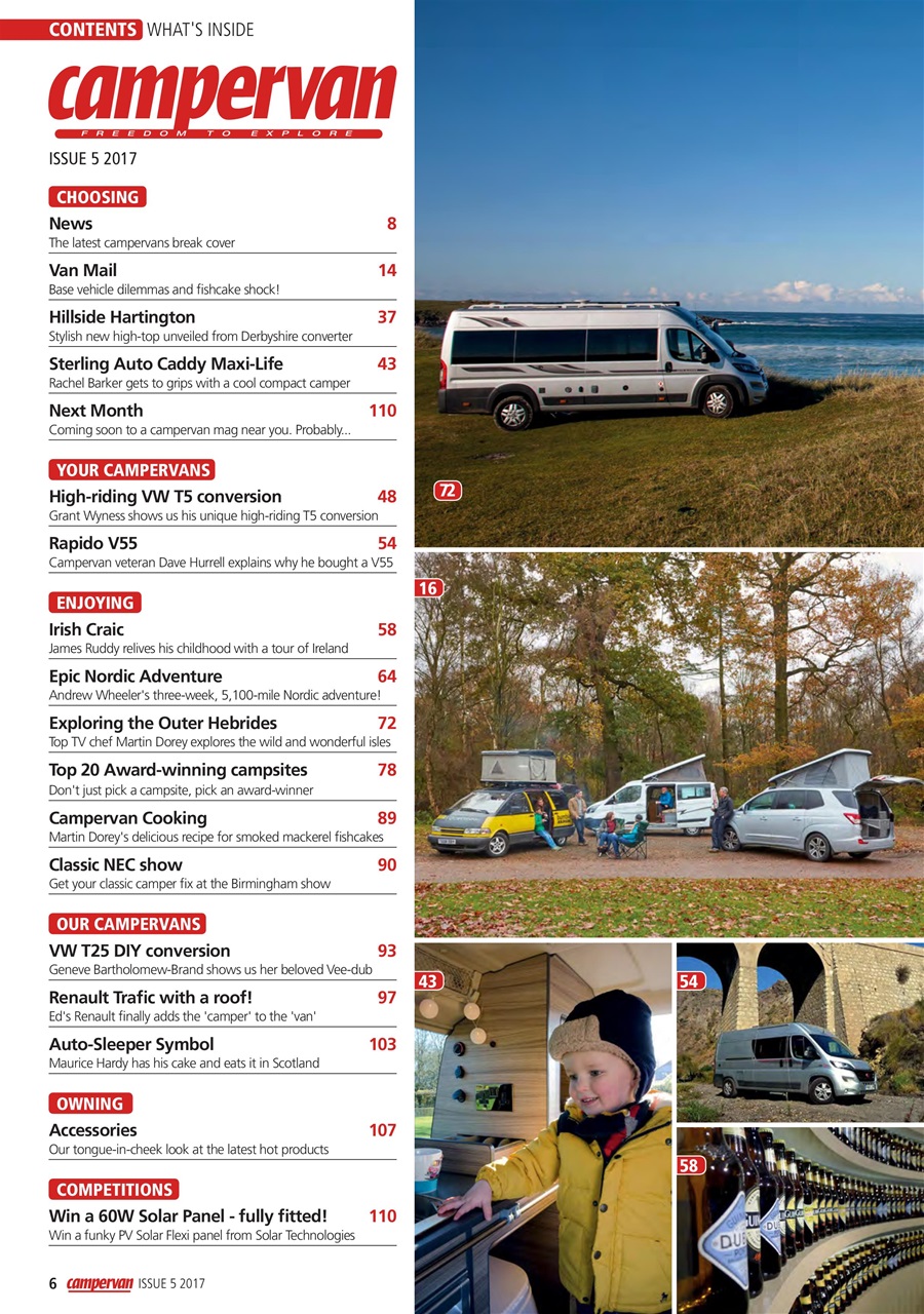 Campervan Preview Pages