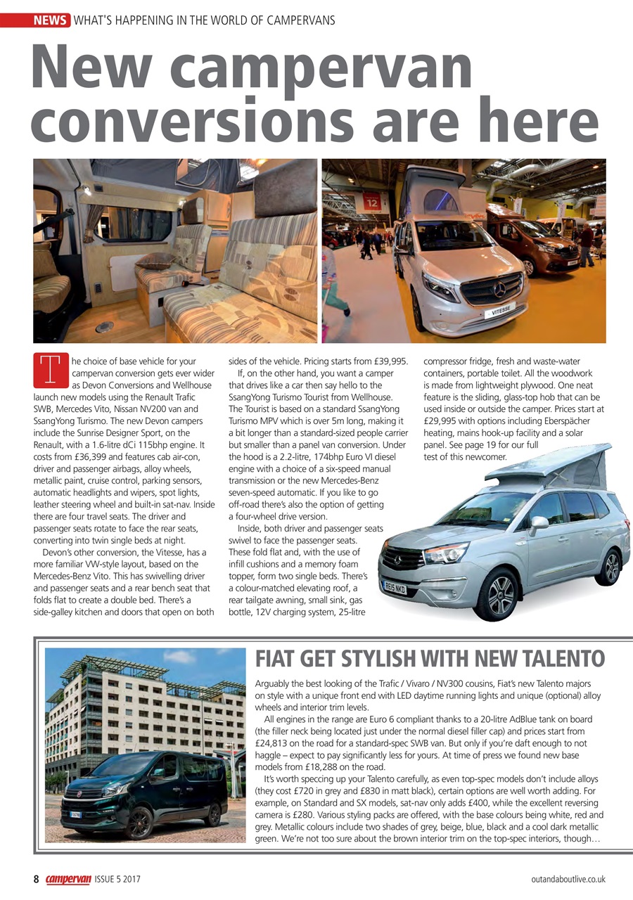 Campervan Preview Pages