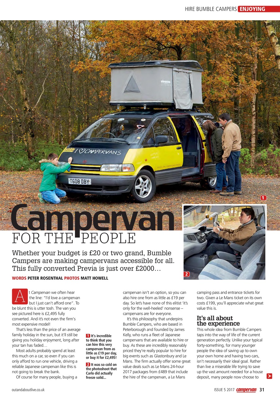 Campervan Preview Pages