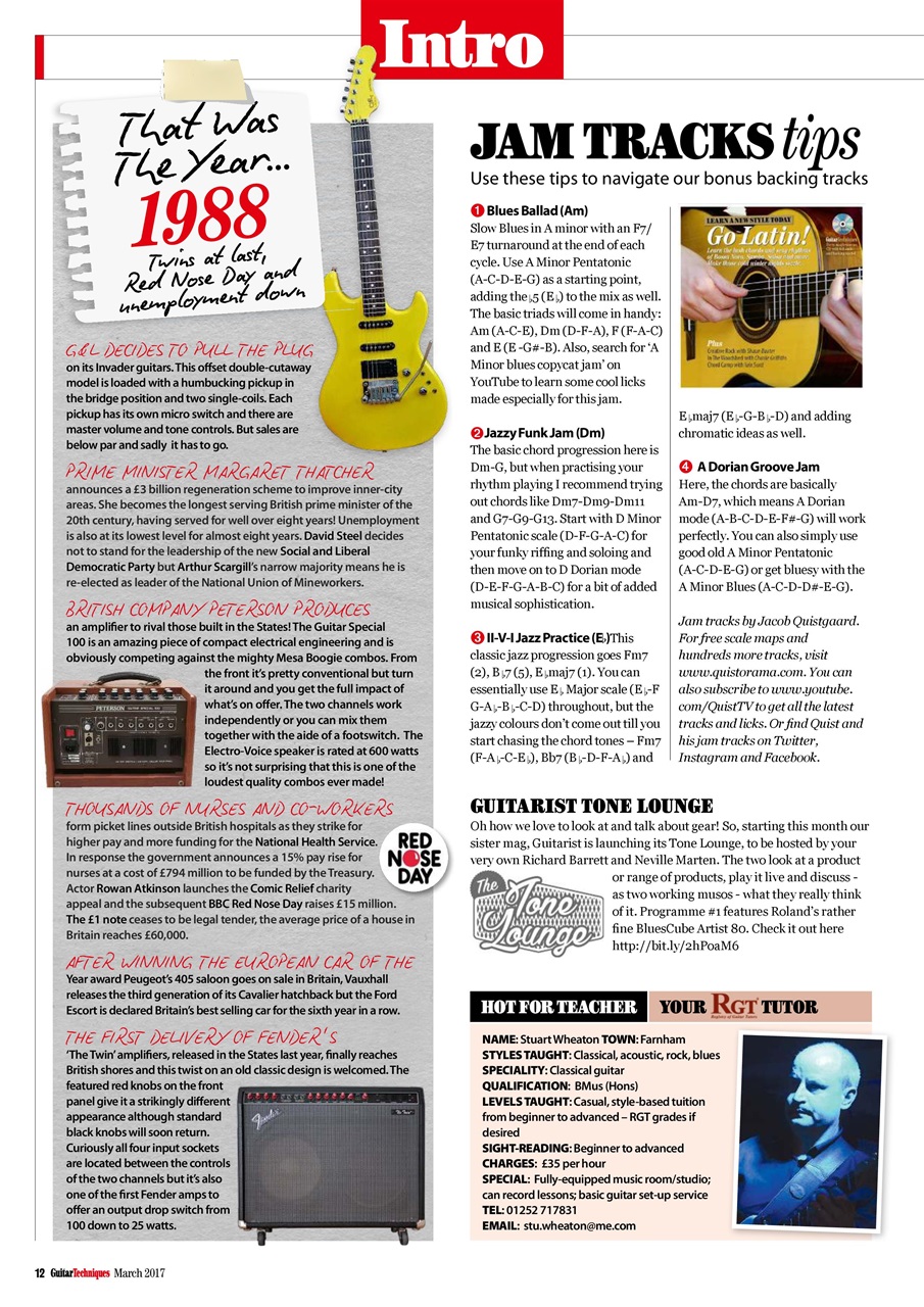 Guitar Techniques Preview Pages