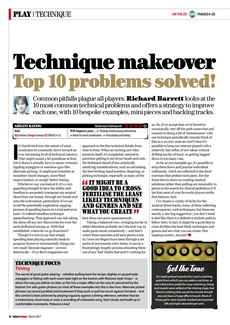 Guitar Techniques Preview Pages