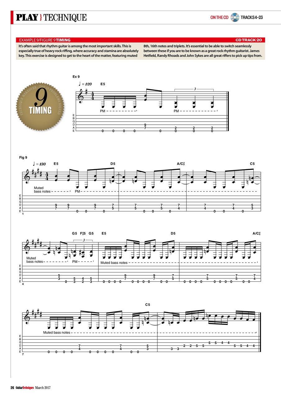 Guitar Techniques Preview Pages