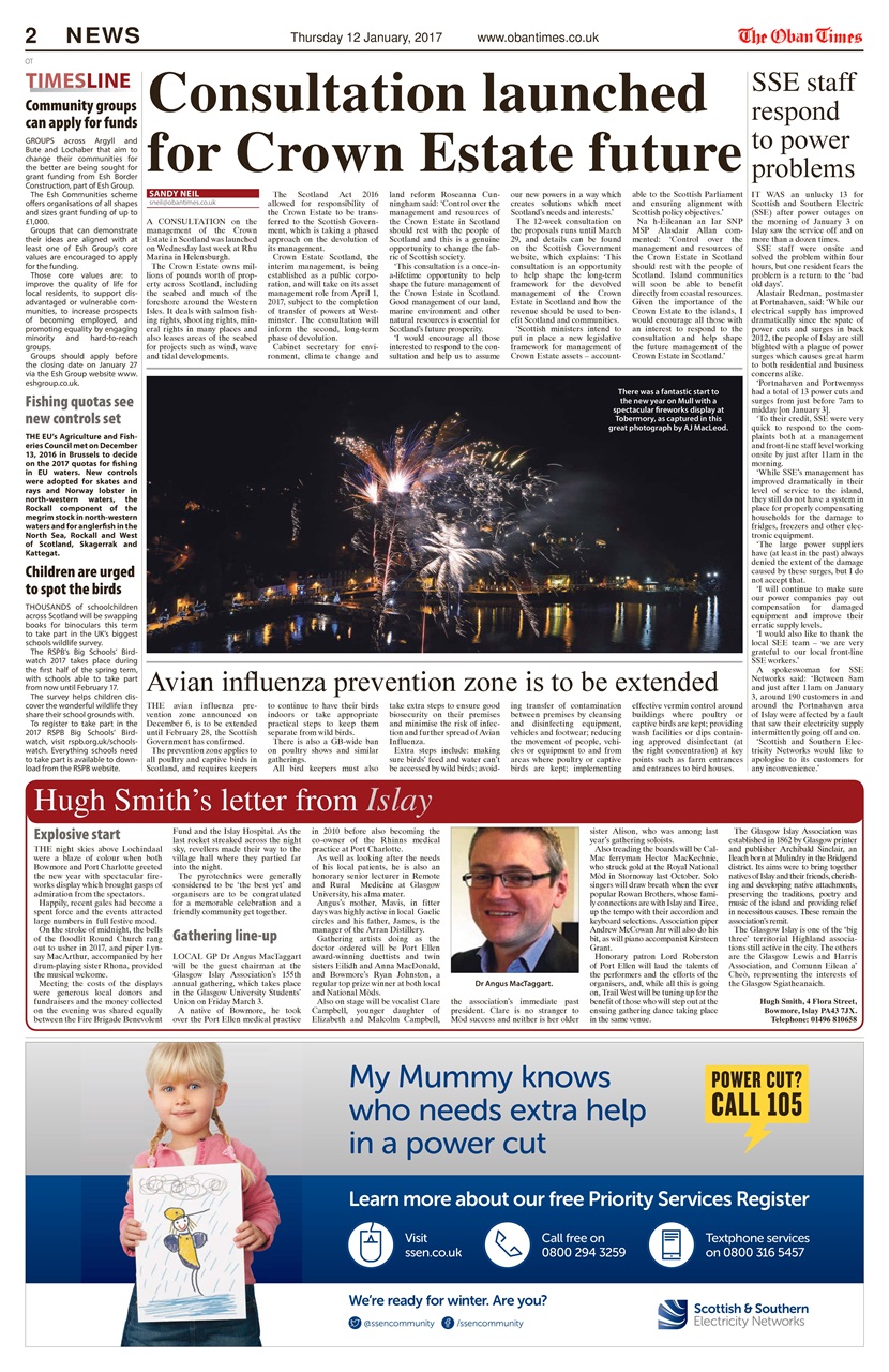 The Oban Times & Lochaber Times Preview Pages