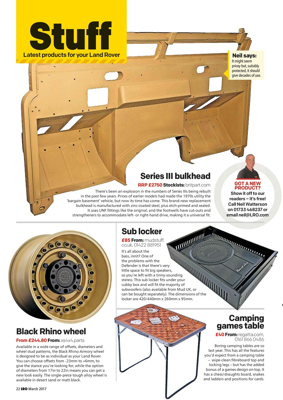 Land Rover Owner Preview Pages