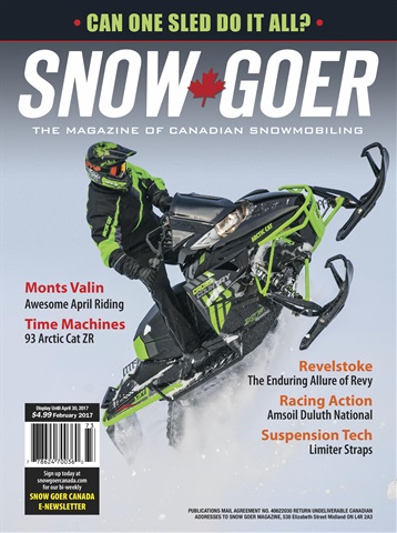 Snow Goer Canada issue SGC February 2017