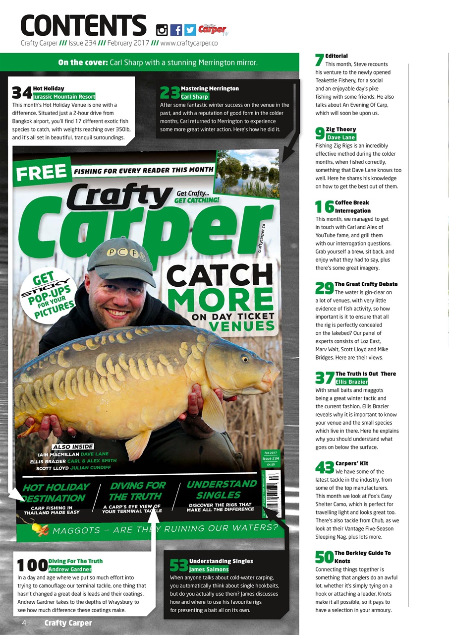 Crafty Carper Preview Pages