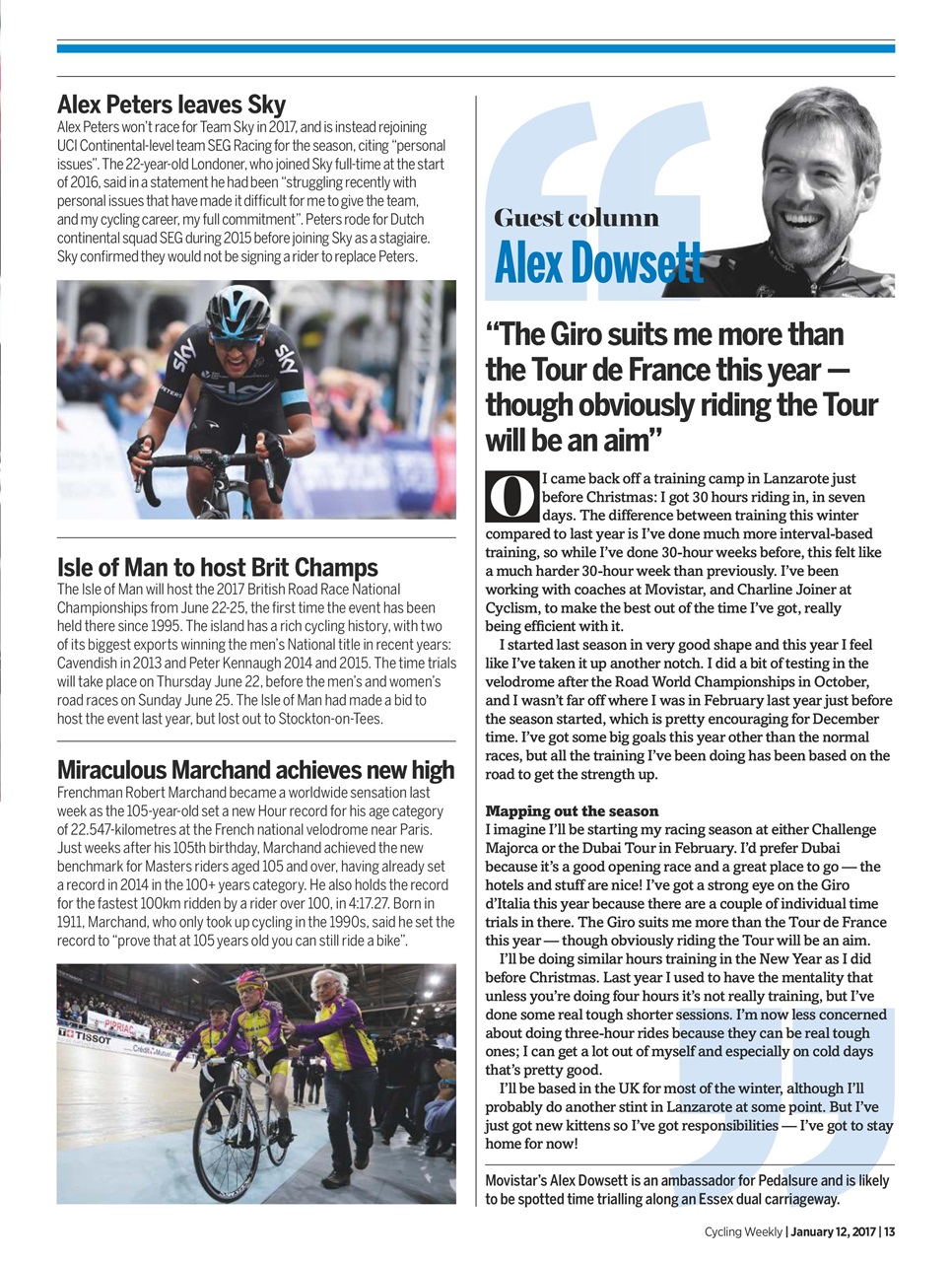 Cycling Weekly Preview Pages