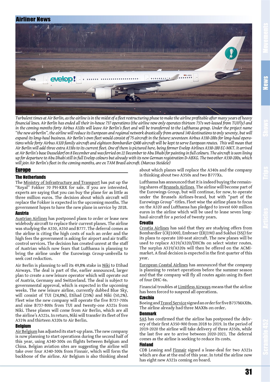 Scramble Magazine Preview Pages