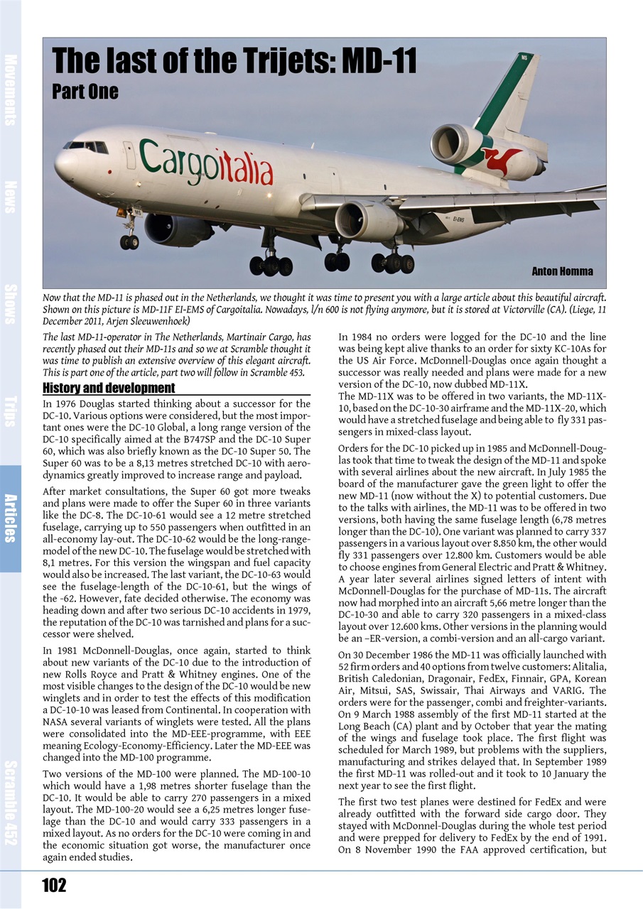 Scramble Magazine Preview Pages